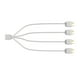 thumbnail image 1 of ARGB Splitter 5V 3PIN Connector Adapter Cable 33.5cm for Computer (1 to 4), 1 of 8