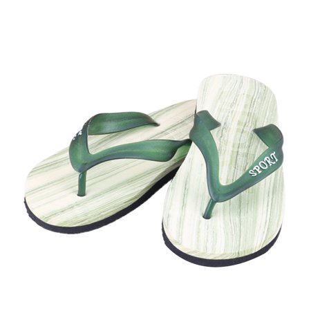 

Summer Casual Men Flat Wedge Wooden Sandals Thong Flip Flops Slippers Beach