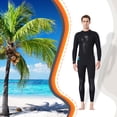 thumbnail image 3 of DivaSail Wetsuits Buceo Traje de buceo Hombre y traje de mujer One Piece Sunprotection Mono para bucear Snorkeling Surfing Nadando Negro 【L】 Inevent OD003282-02, 3 of 7