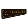 thumbnail image 3 of Old Home Bar Novelty Sign, Metal Wall Decor - 4x18 inches, 3 of 4
