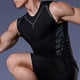 thumbnail image 4 of pstuiky Camisetas sin mangas para hombre, Camiseta deportiva de verano transpirable y ajustada de color liso para hombre Tops elegantes para mujer m, 4 of 6