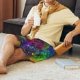 thumbnail image 6 of Rocae Bright Universe for Men's Soft Sleep Pajama Shorts, Waistband and Pockets, 6 of 9