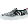 thumbnail image 1 of Punkrose Womens Volt'd-Anything Goes Camo Slip On Loafers, 1 of 6