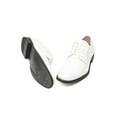 thumbnail image 4 of Bruno Marc Mens Lace Up Leather Shoes Classic Brogue Oxford Shoes WHITE/PAT Size 15, 4 of 5