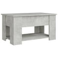 thumbnail image 3 of vidaXL Coffee Table Concrete Grey 79x49x41 cm Engineered Wood, 3 of 5