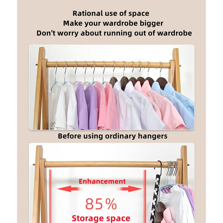 Diy space best sale saver hangers