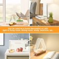 thumbnail image 5 of Lámpara de noche USB Lámpara de mesa triangular Luz de noche LED de madera maciza moderna, Lámpara de noche con luz nocturna para niños con lámpara de mesa recargable por USB para Bedro, 5 of 5