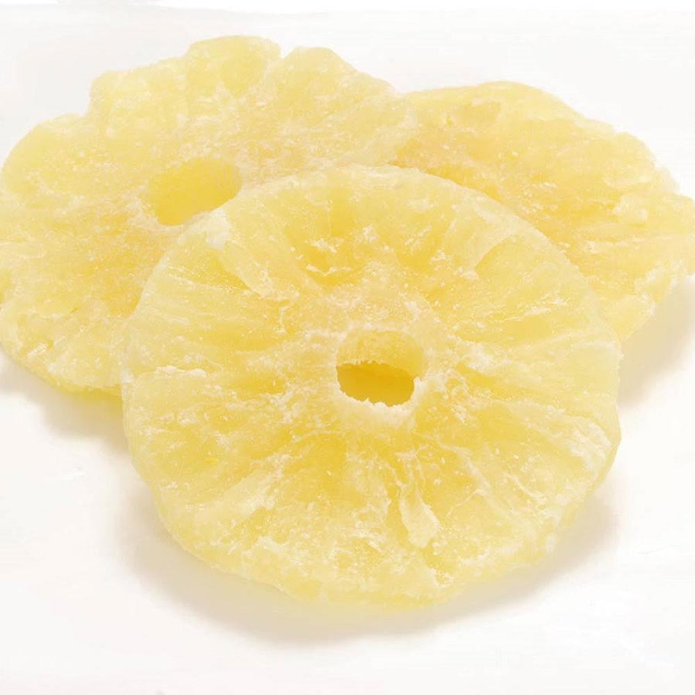 Bulk Pineapple Rings Dried And Sweetened 10 Pound Wholesale Box