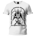 thumbnail image 1 of Playera Blanca Manga Corta Extra Grande Baphomet Colores, 1 of 5