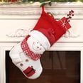 thumbnail image 1 of Ganfancp Navidad Medias Grandes Plaid con Puño Medias Decoración Bolsa de Regalo Ofertas de La Semana 1 Media de Navidad, 1 of 2