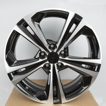 New 18" Alloy Wheel Rim for Nissan Sentra SR 2020 2021, 18 x 7.5-inch Machined and Black Rims