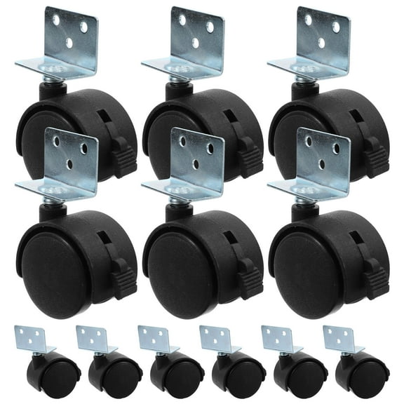 WHAMVOX  12 Pcs Heavy Duty Caster Wheels Furniture Casters Replacement Swivel Shopping