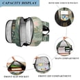 thumbnail image 3 of FORMRS School Backpack 17" Student Travel Bag with Laptop Compartment, Pink and Green Cat, 3 of 7