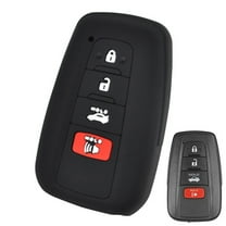 DON'T TOUCH MY KEY Silicone Car Remote Key Chain Cover Case Holder for Toyota Corolla Camry Rav 4 Avalon
