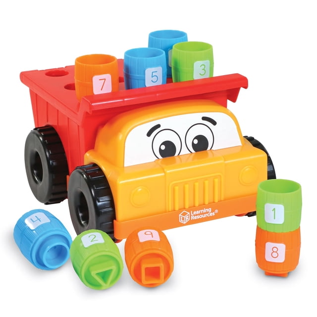 Camión volquete Tony the Peg Stacker de Toy Learning Resources, más de 18 meses