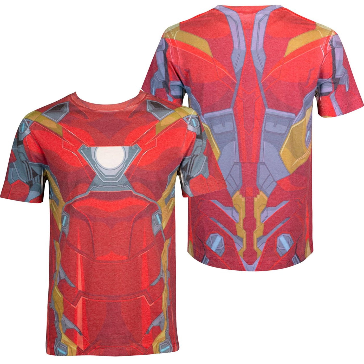 Iron Man Costume Sublimated Men's T-Shirt-XLarge - Walmart.com