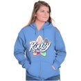 thumbnail image 4 of XOMG POP Kinley Sweet and Salty Zip Hoodie Sweatshirt Women Brisco Brands L, 4 of 5