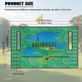 thumbnail image 7 of Uorisanigo Golf Cart Seat Cover Towel Blanket for EZGO, Club Car and More 2-Seat Carts Keeps Seats Clean Comfortable Golf Bound Print Golf Cart Seat Cushion Covers 52.36"x 32.28", 7 of 7