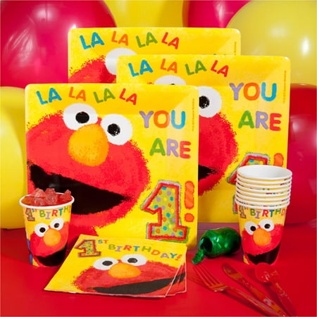  Elmo  s 1st Birthday  Kit N Kaboodle Party  Pack for 8 