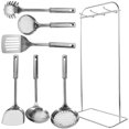 thumbnail image 1 of OUNONA 1 Set Stainless Steel Cooking Set Nylon and Metal Design for Kitchen Use, 1 of 7