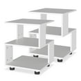 thumbnail image 5 of Modern Sturdy Nightstand End Table Two-Tier Open Shelves Set of 2, 5 of 5