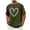 Army Green-E, variant on Uaswgudfs Men's Casual Short Sleeve T-Shirt - Valentine's Day Shirts for Men, Round Neck Men's Tops Everyday Wear Men's Apparel Romantic Casual Outfits