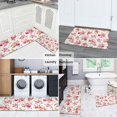 thumbnail image 5 of Pioneer Flower Floral Print Pattern Kitchen Rugs Sets Of 2,Anti Fatigue Kitchen Mat Rugs Non Slip Washable,Decorative Kitchen Floor Mats for Kitchen,Sink,Laundry,17"x30"+17"x47", 5 of 7