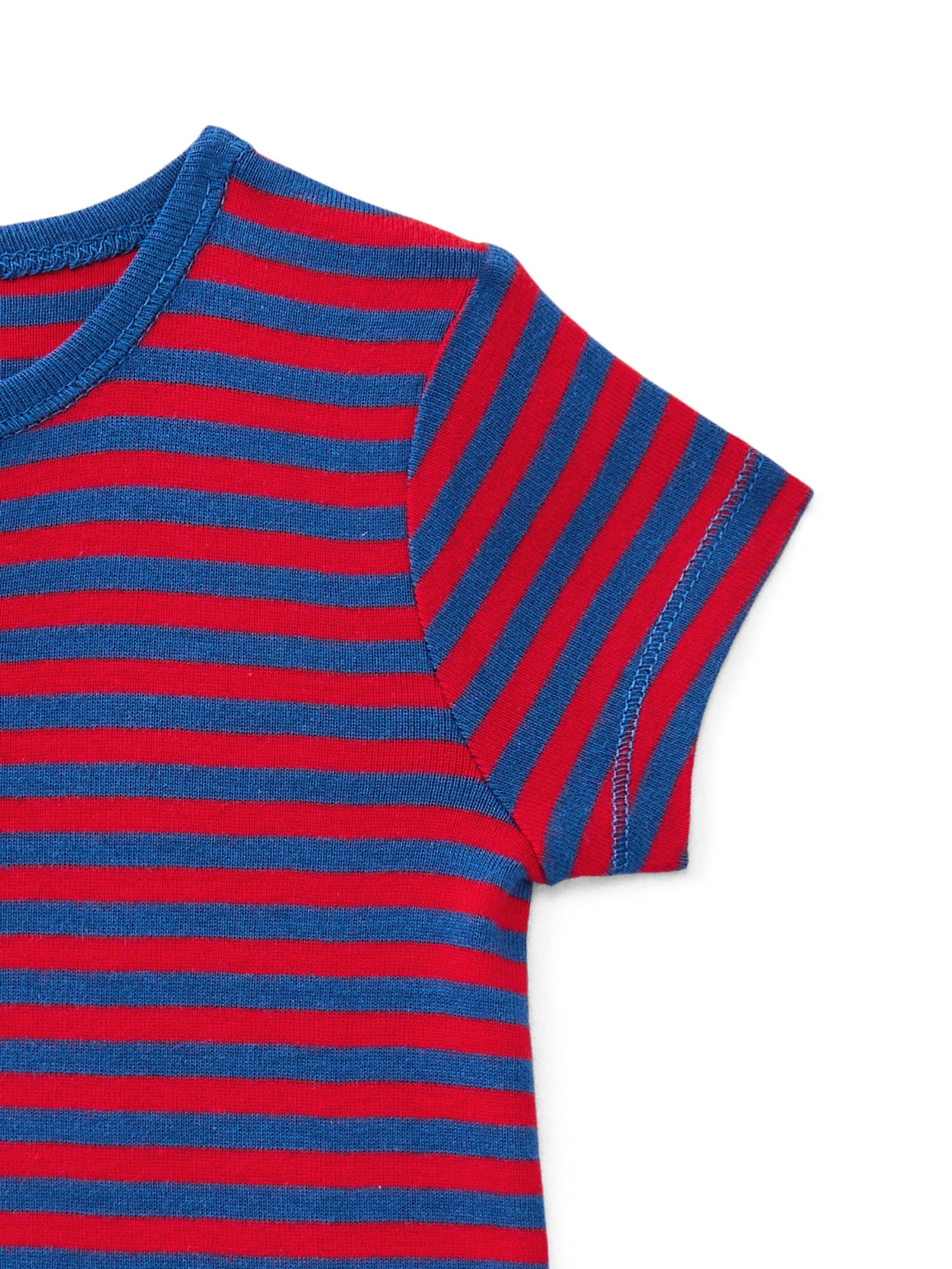 Wonder Nation Baby Boys Graphic Print Bodysuit with Short Sleeves, Sizes 0M-24M