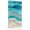 Turquoise, variant on Canvas Wall Art, Teal Coastal Framed Canvas Prints for Kitchen Bedroom, Summer Beach Nautical Abstract Art Small Gallery Wrapped Wall Decor for Home Office, Gifts, 8"x12" Ship Next Day