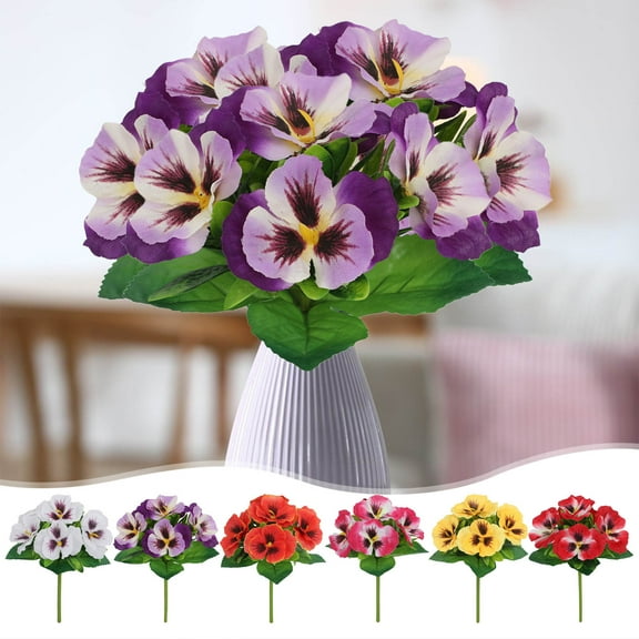 Msgweeeg Faux Flowers for Outdoor Planters Artificial Flower Bridal Bouquets-home Decoration Ornaments-artificial Flowers-wedding Flowers for Living Room and Dining Table