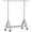Silver, variant on TreGazze Heavy Duty Clothes Rack for Hanging Clothes, Rolling Clothing Rack Load 450 lbs for Bedroom Laundry, Silver
