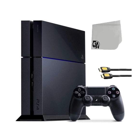 Pre-Owned Restored Sony PlayStation 4 500GB Gaming Console Black with HDMI Cable