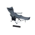 thumbnail image 3 of jinwen Chaise de Camping Pliante Pêche Randonnée Chaise Inclinable Extérieur Fauteuil de Voyage Gris, 3 of 9