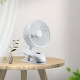thumbnail image 1 of Xihbxyly Ventilador con Clip, 4 Velocidades, Alimentación Por Usb, Potente Flujo de Aire y Funcionamiento Silencioso, Diseño Ajustable de 360°, Ideal para Oficina, Dormitorio o Cochecito, Tamaño Comp, 1 of 7