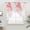 Pink, variant on Sage Green Flower Swag Curtains Valance For Kitchen Windows, Watercolor Gradient Retro Floral Wide Rod Pocket Curtain Drapes, Bathroom Cafe Living Room Light Filtering Drapery Panels, 72"W x 63"H