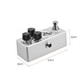 thumbnail image 3 of MOSKYAudio Effect Pedal,Alician Silver Pedal Function Pedal Metal Shell pedal Silver Silver Pedal Pedal Pedal Silver Boost Silver Boost Pedal Pedal Metal Shell HUIOP Silver Boost Boost Pedal Metal, 3 of 6