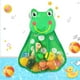 thumbnail image 2 of Bolsa de malla para juguetes de baño de bebé, bolsa de almacenamiento de juguetes para baño de niños, organizador de juguetes con ventosas de rana y pato para niños, 2 of 5