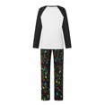 thumbnail image 4 of SUNSIOM Family Matching Christmas Pajamas, Baby Romper/Tops + Pants Set, 4 of 9