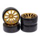thumbnail image 4 of 4x Neumáticos Neumático Rueda Llanta Reemplazo para HPI 1:10 Touring Car , estilo D Yotijar neumáticos de coche rc, 4 of 7
