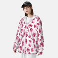 thumbnail image 3 of Balery Lilies Flowers Sudadera ligera de manga larga con capucha y protección solar UPF 50+ para hombre y mujer, ideal para pesca y running-XX-Large, 3 of 7