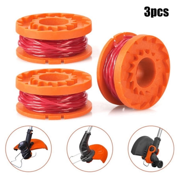 3Pcs For Macallister Strimmer Trimmer Spool And Line 1.5Mm 1 X 2.5M Mgtp 18Li Lawn Mower Accessories New
