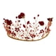 thumbnail image 1 of Diadema Nupcial de de cabellero Roja de Graduación Disfraz Headwear Colcomx Boda Diadema Novia Tiaras, 1 of 8