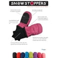 thumbnail image 4 of SnowStoppers Original Kids Winter Mittens (Fuchsia, Extra Small), 4 of 4