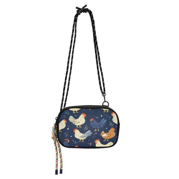 Stylish Crossbody Phone Bag Purse Handbags Adjustable Strap, Compact Design for Essentials Chickens and Hens