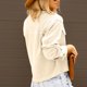 thumbnail image 4 of Puntoco Mujeres Moda Casual Cómodo Soild Manga larga tops Chaqueta Outwear Puntoco Puntoco-5608, 4 of 5