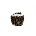 thumbnail image 3 of Gold Toe Women's Cozy Animal Print Slipper Socks with Sherpa Lining Slip On Comfy House Shoes, 3 of 5