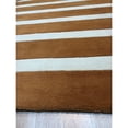 thumbnail image 3 of EORC Rust Hand-Tufted Wool Transitional Modern Tufted Rug, 5' x 8'-Color:Rust,Material:Wool, 3 of 3