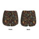 thumbnail image 3 of Balery BBQ Barbecue Grill Pantalones cortos deportivos para mujer con forro y dos bolsillos, elásticos, para entrenamiento, gimnasio, yoga-XX-Large, 3 of 7