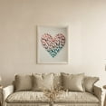thumbnail image 3 of Cocosmile Art Butterfly Heart Poster - Butterflies Print - Heart Art - Romantic Living Room or Office Wall Decor - 11x14 UNFRAMED Wall Art, 3 of 6