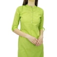 thumbnail image 2 of Phagun Kurti Tunique en Coton Col Mandarin Ethnique Décontracté, 2 of 2